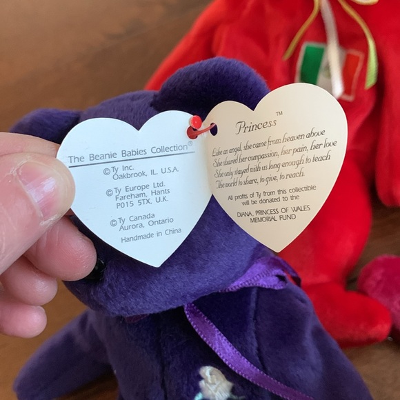 Lot of 11 vintage (90’s) TY original beanie babies. Great condition. - Picture 3 of 12